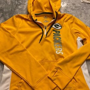 Green Bay packers Hooded 1/4 zip